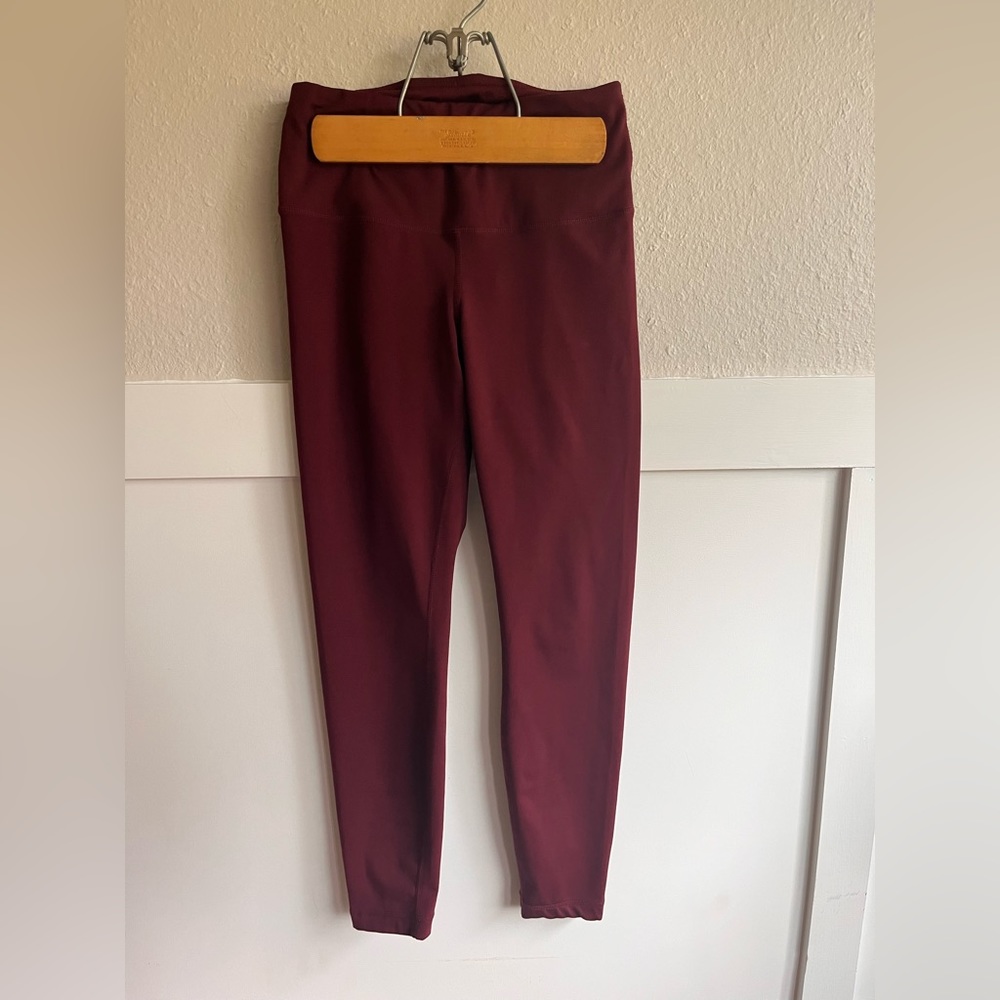 NWOT yogalicious lux leggings berry red